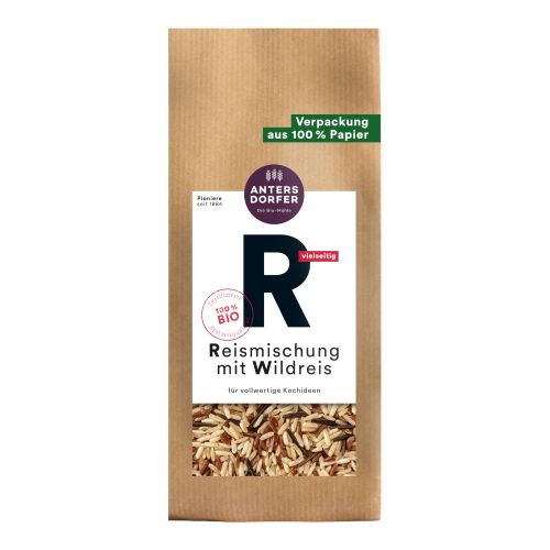 Organic rice mix with wild rice 500g - value pack of 6 from Antersdorfer Mühle