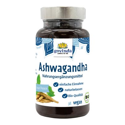 Bio Ashwagandha Kapseln 90ct - 6er Vorteilspack von Govinda