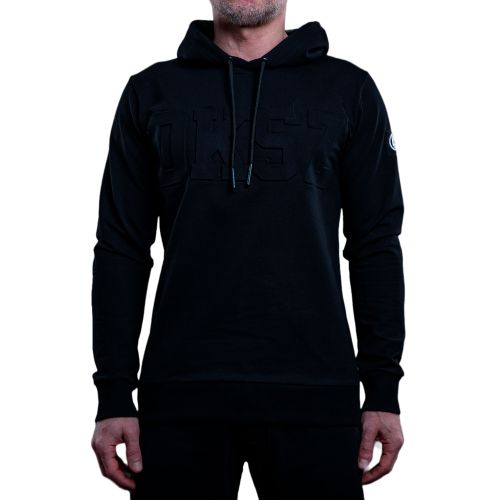 Dunkelschwarz Hoodie DS-3 EMBOS black