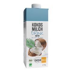 Bio Kokosmilch Drink 1000ml - 12er Vorteilspack von Dedebio Food