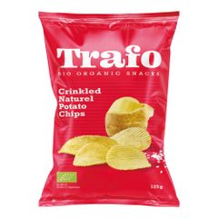 Bio Wellen-Chips gesalzen 125g - 12er Vorteilspack von Trafo