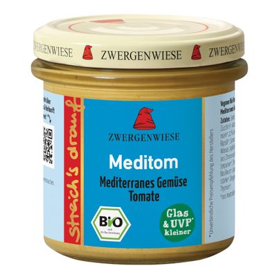 Bio Meditom Aufstrich 135g - 6er Vorteilspack von Zwergenwiese