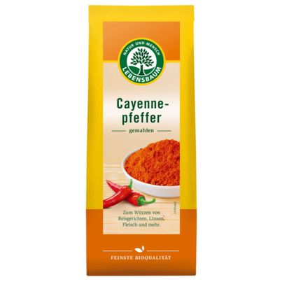 Bio Cayennepfeffer gemahlen 50g von Lebensbaum