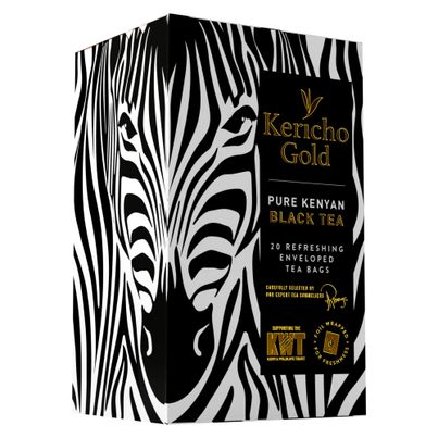 Kericho Gold - Zebra Black Tea 20 Bags by Kericho Gold