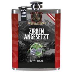 Zirben Schnaps angesetzt im Flachmann 200ml