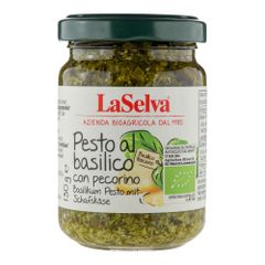 Bio Basilikum Pesto mit Pecorino 130g - 6er Vorteilspack von La Selva