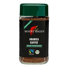 Bio Instant Kaffee entkoffeiniert 100g - 6er Vorteilspack von Mount Hagen