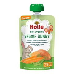 Organic Pouchy Veggie Bunny 100g - value pack of 12 from Holle