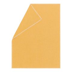 Babydecke Struktur Uni Farbe Senf 65x90cm von David Fussenegger