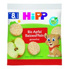 Bio Apfel-Reiswaffeln 30g - 7er Vorteilspack von Hipp
