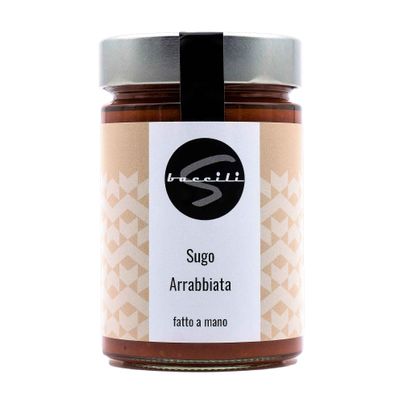 Sugo Arrabbiata 370g - Feuriges Sugo mit Chili und Speck - Glutenfrei und Laktosefrei von Baccili