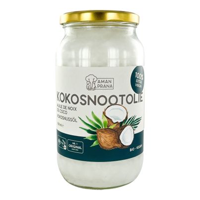 Bio Kokosnussöl 1000ml - 4er Vorteilspack von Amanprana