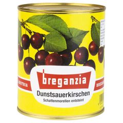 Dunstsauerkirschen ohne Kern 820g - 6er Vorteilspack von Breganzia