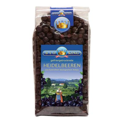 Bio Heidelbeeren gefriergetrocknet 40g - 8er Vorteilspack von Bio King