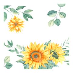 Servietten Sunflow.4lg 40x40cm 50ct von Duni