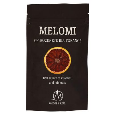 Getrocknete Blutorangen in Scheiben 70g - Trockenfrüchte von Melomi