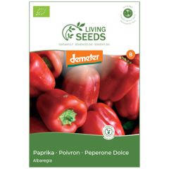 Bio Paprika Albaregia 3.75g Saatgut von Living Seeds