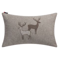 Kissenhülle Hirschrudel Farbe Braun 40x60cm von David Fussenegger