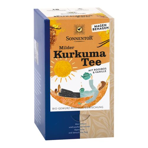 Bio Milder Kurkuma Tee a 1.5g 18Beutel - 6er Vorteilspack von Sonnentor