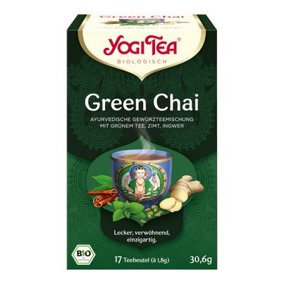 Bio Green Chai Tee á 22g - 6er Vorteilspack von Yogi Tea