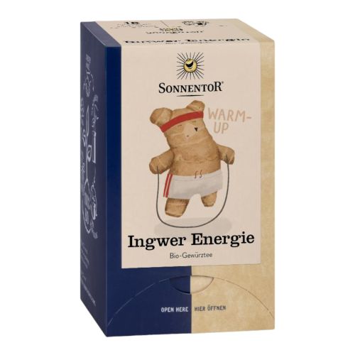 Bio Ingwer Energie Tee a 1.5g 18Beutel - 6er Vorteilspack von Sonnentor