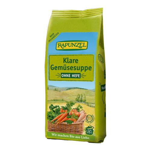 Bio Klare Suppe Nachfüllbt.o.Hefe 500g - 6er Vorteilspack von Rapunzel Naturkost