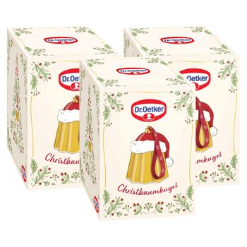 Dr. Oetker Christbaumkugel Pudding 3er-Set