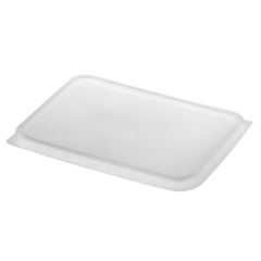 Deckel PP transparent eckig 50 Stück