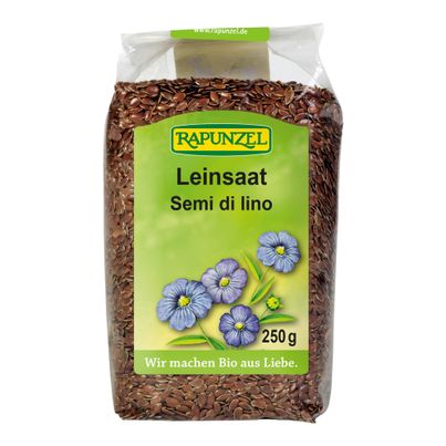 Bio Leinsaat braun 250g - 8er Vorteilspack von Rapunzel Naturkost