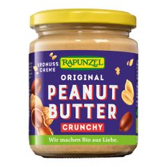 Bio Peanutbutter Crunchy 250g - 6er Vorteilspack von Rapunzel Naturkost