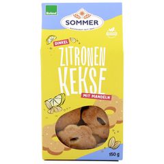 Organic Lemon Biscuits 150g – 6-pack value pack from Sommer