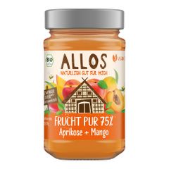 Bio Fruchtaufstrich 75% Aprik.Man. 250g - 6er Vorteilspack von Allos