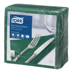 Servietten 3lg.dunkelgr39x39cm 100ct von Tork