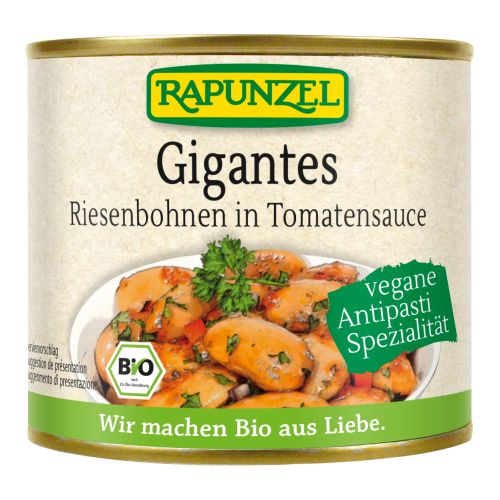 Bio Gigantes Riesenbohnen To.Sauce 230g - 6er Vorteilspack von Rapunzel Naturkost