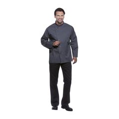 Kochjacke Lars anthrazit 46 von Karlowsky Passion