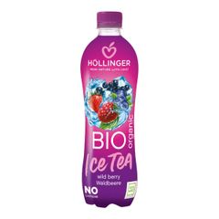 Bio Waldbeere Eistee 500ml - fruchtige Erfrischung in PET Flasche - ohne künstliche Aromen Farbstoffe und Konservierungsstoffe von Höllinger Juice