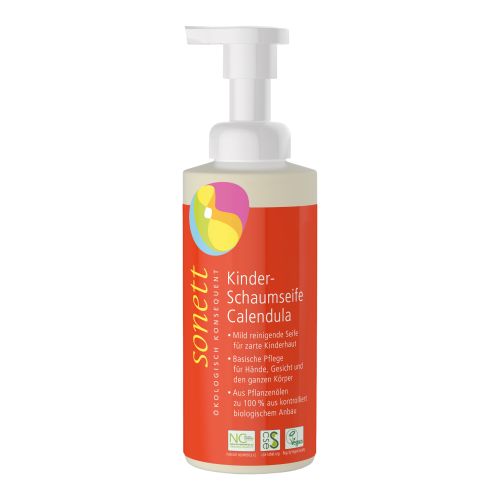 Bio Kinder Schaumseife Calendula 200ml - 6er Vorteilspack von sonett