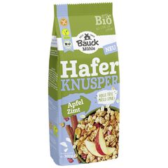 Bio Hafer Knusper Müsli Apfel 300g - 6er Vorteilspack von Bauck Mühle