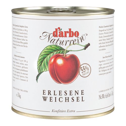 Darbo all natural sour cherry preserve 3 kg