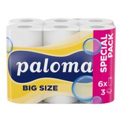 Paloma Küchenrolle3lg.weiß51Bl von Paper Plane