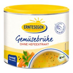 Bio Gemüse Brühe klar hefefrei 220g - 6er Vorteilspack von Erntesegen