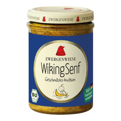 Bio Wiking Senf 160ml - 6er Vorteilspack von Zwergenwiese