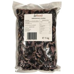 Käferbohnen trocken 1000g von Infood