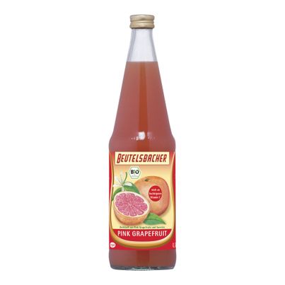Bio Pink Grapefruit Saft MW 700ml - 6er Vorteilspack von Beutelsbacher