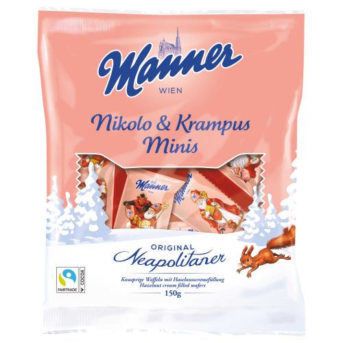 Manner Neapolitaner Nikolo & Krampus Minis 150g