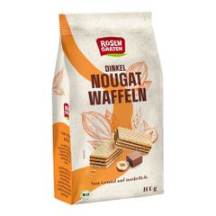 Bio Dinkelwaffeln Nougat 100g - 6er Vorteilspack von Rosengarten