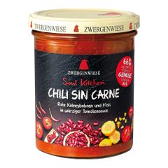 Bio Chili sin Carne 370g - 6er Vorteilspack von Zwergenwiese
