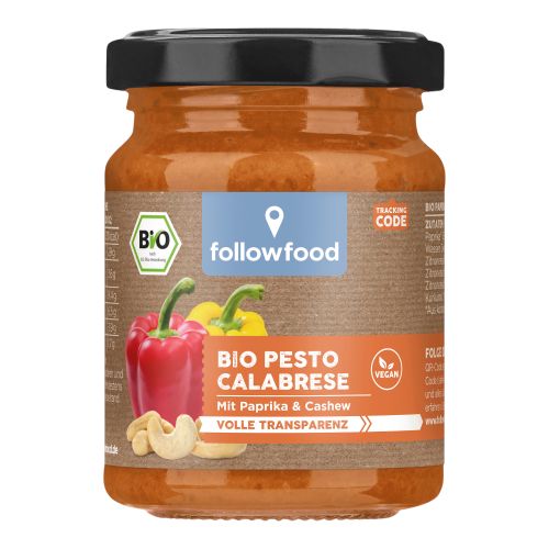 Organic pesto peppers with cashews 120g - value pack of 6 from Rettergut