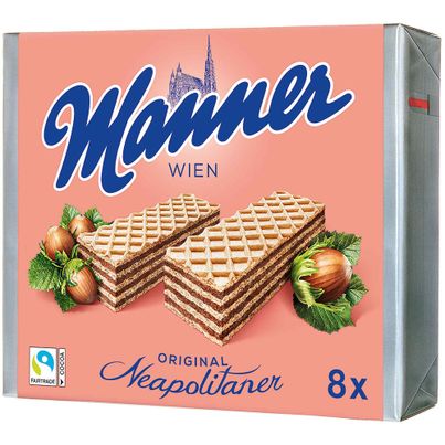 Manner Original Neapolitaner Schnitten 8er Geschenkpackung 600g
