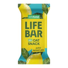 Bio Hafer Snack Zitrone 40g - 15er Vorteilspack von Lifebar